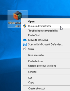 Installation – GENtools