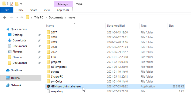 Uninstallation – GENtools